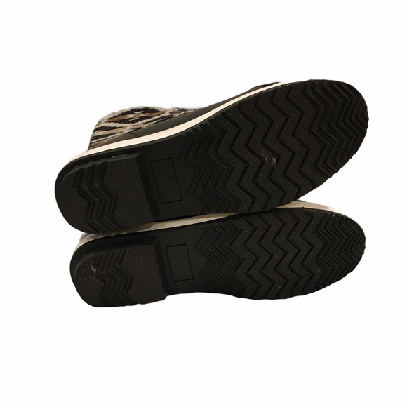 Justfab Womans Faux Fur Quilted Boots - Picture 4 of 5